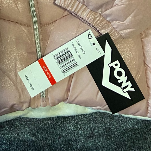 Blush Pink Pony Jacket | Girls 14-16 - Picture 2 of 2